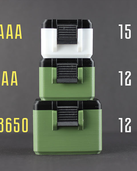 Коробки для батарейок AAA, AA та 18650